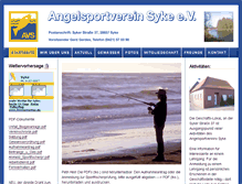 Tablet Screenshot of angelsportverein-syke.de